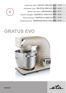Használati útmutató Eta Gratus Evo Elegance 1028 90225 Konyhai robotgép