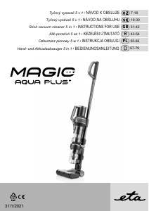 Használati útmutató Eta Magic Aqua Plus 7236 90000 Porszívó
