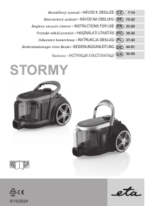 Bruksanvisning Eta Stormy Car 1517 90010 Dammsugare