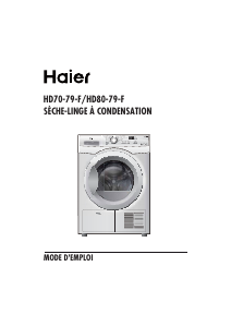 Manual Haier HD70-79-F Dryer
