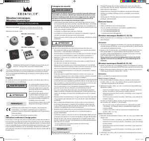 Mode d’emploi Krontaler GT-KT-21-04 Minuteur de cuisine