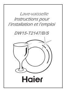 Mode d’emploi Haier DW15-T2147B Lave-vaisselle