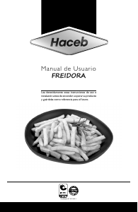 Manual de uso Haceb Assento 12 LT 1P INOX Freidora