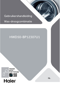 Kullanım kılavuzu Haier HWD50-BP12307U1 Çamaşır kurutma makinesi