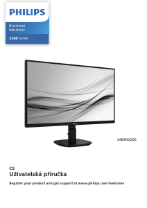 Manuál Philips 24B2N2200 LED monitor