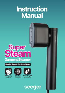 Manual de uso Seeger SGR3001BK Vaporizador de prendas
