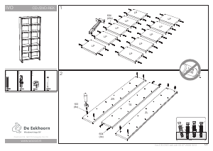 Handleiding Woood Ivo Boekenkast