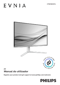 Manual Philips 27M2N6501L Evnia Monitor LED
