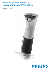 Manual Philips HP6319 Ladyshave Body Contour Aparat de ras