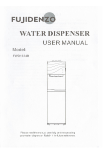 Manual Fujidenzo FWD1634B Water Dispenser