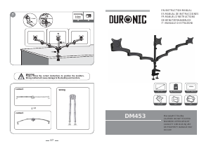 Руководство Duronic DM453 Крепление для монитора