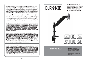 Manual de uso Duronic DM551X1 Soporte de monitor