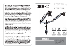 Priručnik Duronic DM652 Stalak za monitor