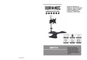 Руководство Duronic DM751 Крепление для монитора
