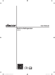 Mode d’emploi Dacor DRF365300AP Réfrigérateur combiné