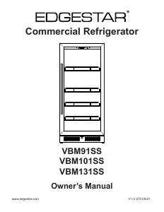 Bruksanvisning EdgeStar VBM131SS Kylskåp