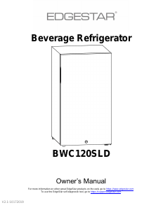 Manual EdgeStar BWC120SLD Refrigerator
