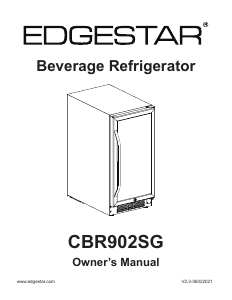 Manual EdgeStar CWBV80261 Refrigerator