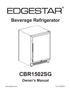 Manual EdgeStar CWBV14253 Refrigerator