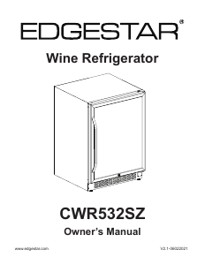 Bruksanvisning EdgeStar CWR532SZDUAL Vinkyl