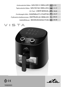 Manuál Eta Vista 0168 90000 Fritéza
