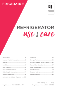 Manual Frigidaire PRFS2883AF Fridge-Freezer