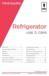 Manual Frigidaire FRFG1813AV Fridge-Freezer