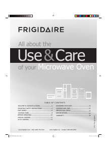Bruksanvisning Frigidaire FMOS1846BW Mikrovågsugn