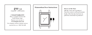 Handleiding Daniel Steiger Diamondeau Deco Horloge