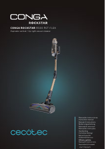 Bruksanvisning Cecotec Conga Rockstar RS90 Pet Flex Dammsugare