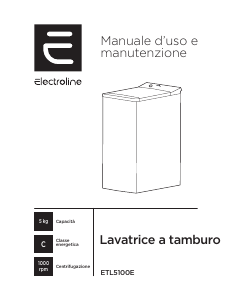 Manual Electroline ETL5100E Máquina de lavar roupa