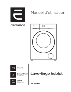 Handleiding Electroline FE8WH2 Wasmachine