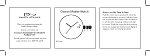 Handleiding Daniel Steiger Ocean Master Horloge