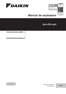 Manual Daikin ATXF25G5V1B Aer condiționat
