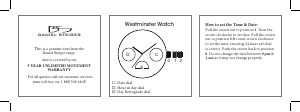 Handleiding Daniel Steiger Westminster Horloge