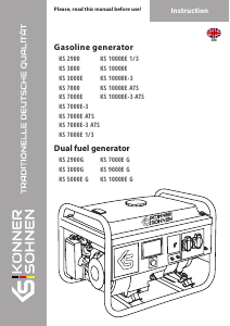 Manual Könner & Söhnen KS 7000E ATS Generator