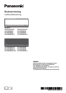 Bruksanvisning Panasonic CU-HZ25ZKE-5 Luftkonditionering