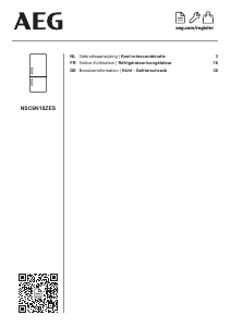Bedienungsanleitung AEG NSC6N18ZES Kühl-gefrierkombination