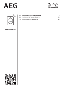 Mode d’emploi AEG L86FSR86R4O Lave-linge