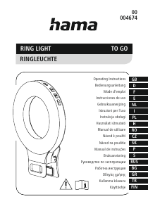 Manuale Hama 00004674 To Go Luce ad anello