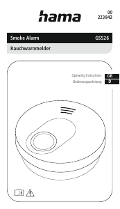 Bedienungsanleitung Hama 00223842 GS526 Rauchmelder