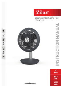 Bedienungsanleitung Zilan ZLN4000 Ventilator