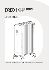 Manual DREO OH521 Heater
