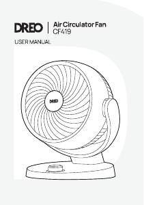 Manual DREO CF419 Fan