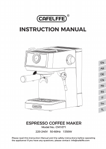 Bedienungsanleitung Cafelffe CM1671 Kaffeemaschine
