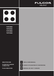 Mode d’emploi Fulgor F4IT30S2 Table de cuisson