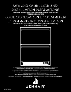 Bruksanvisning Jenn-Air JUDFP242HX Kyl-frys
