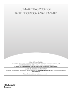 Mode d’emploi Jenn-Air JGC7530BS Table de cuisson
