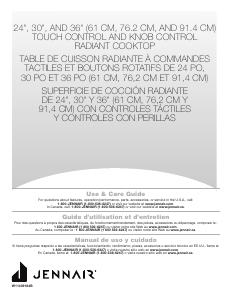Mode d’emploi Jenn-Air JEC4536KS Table de cuisson