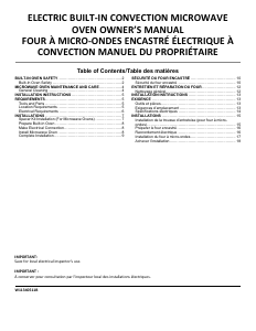 Mode d’emploi Jenn-Air JMC2430LM Micro-onde